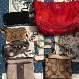Coach cross-bodies, wristlet or wallet